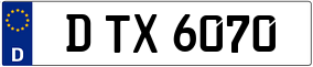 Truck License Plate